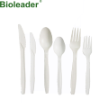 Wholesale Biodegradable Plastic Cutlery Disposable Cornstarch Flatware Set